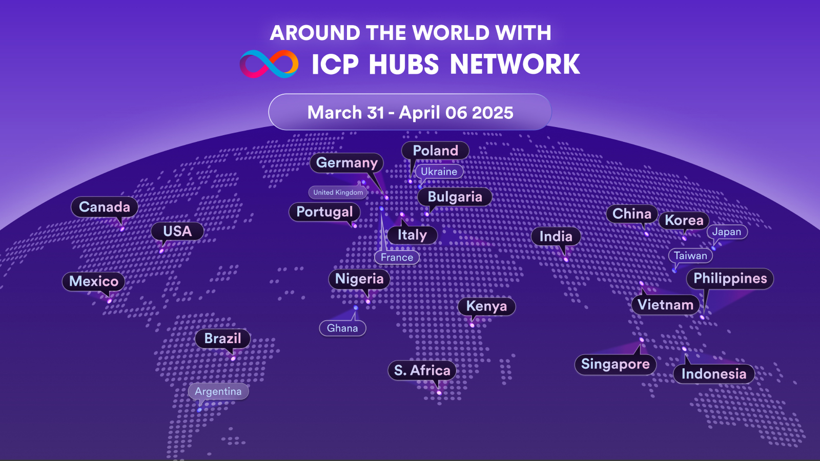 ICP Hubs Network — グローバルコミュニティ