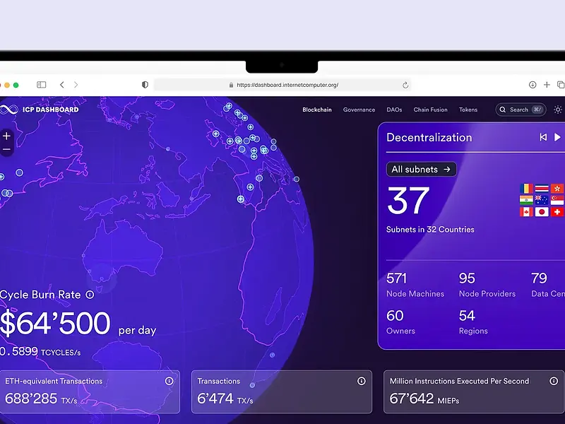 インターネットコンピュータダッシュボード:ICPデータをよりアクセスしやすく