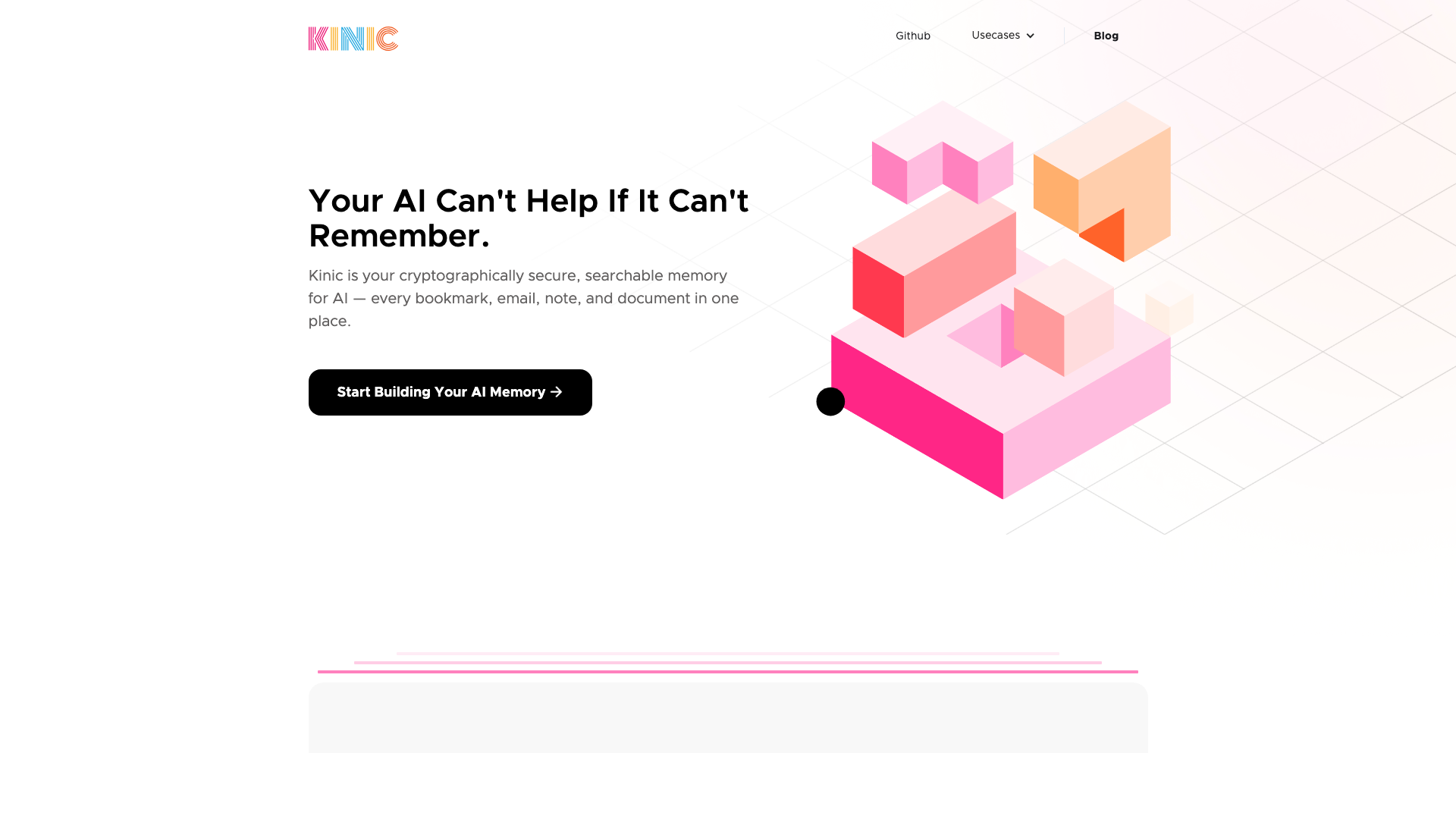 Kinic — Personal AI Memory on ICP