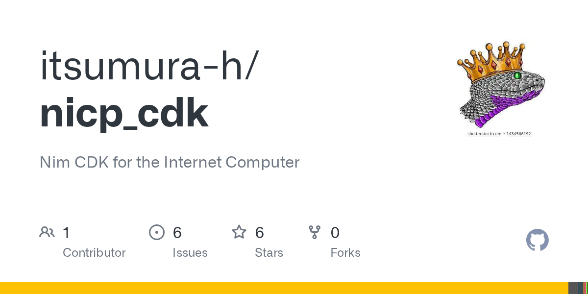 nicp_cdk — Nim CDK for Internet Computer