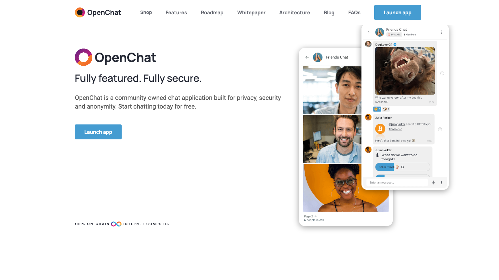 OpenChat — 分散型メッセージング