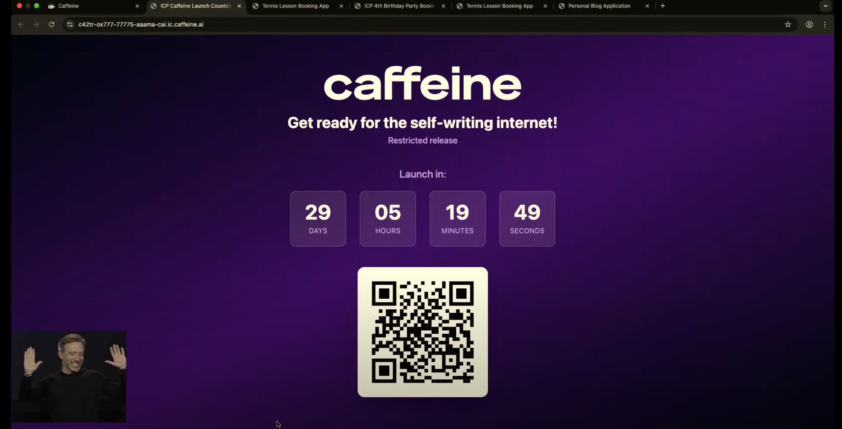 【DFINITY】AI がDAppsを書く「Self-Writing Internet」をコンセプトとした「caffeine.ai」を発表