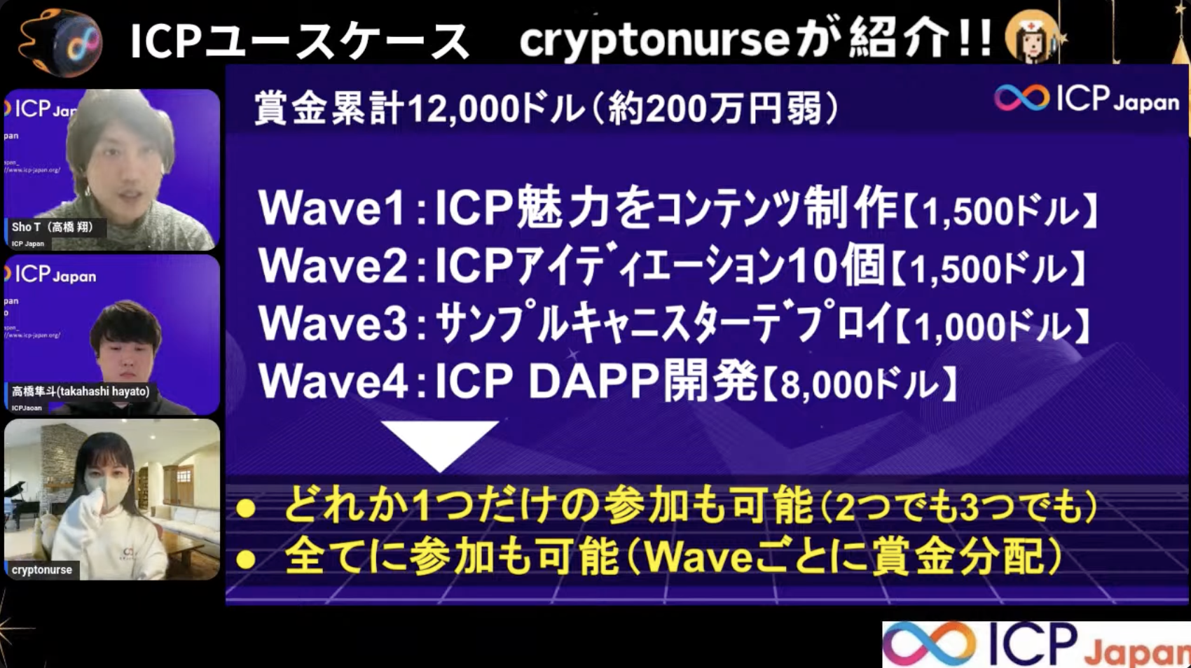 クリプトナースの紹介する『ICP Dapps探検ナイト』〜ICPハッカソンに向けたインスピレーション発掘会～