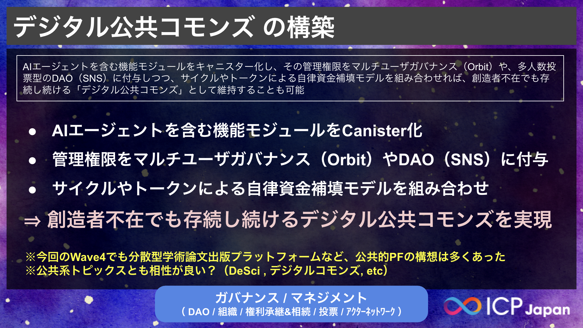 開催レポート：【ICPハッカソン2025優秀表彰式】優秀者交流会